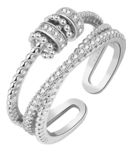 Oneswear™ Threanic Triple-Spin Ring