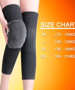 Sugoolaβ’ 2pcs Cashmere Leg Warmer Wool Warm Thickened And Fleece For Mens & Women