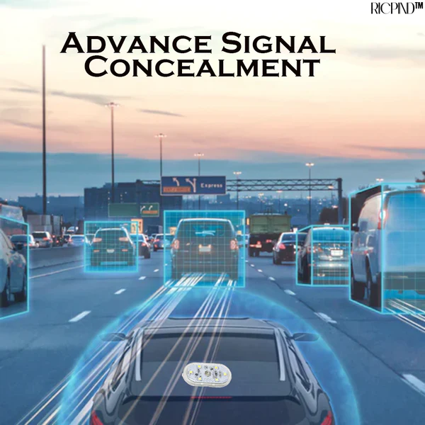 RICPIND 2-in-1 Stealth Car Signal Jammer with Atmosphere Lighting