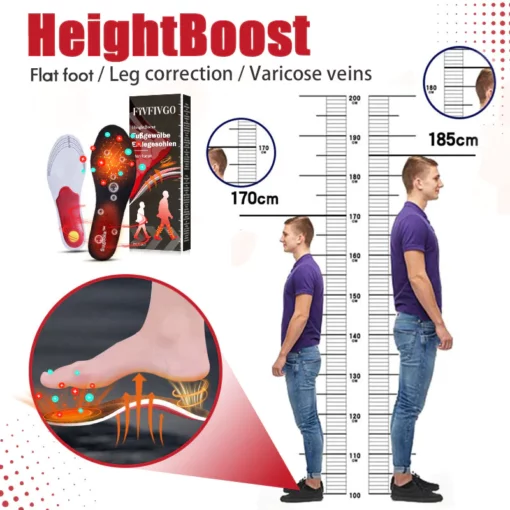 Fivfivgo™ HeightBoost Far Infrared Titanium Ion Arch Correction Insoles - Hoto 5