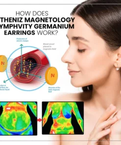 Alternative view of CZTICLE™ Lymphvity Magne Therapy Germanium Pearl Earrings