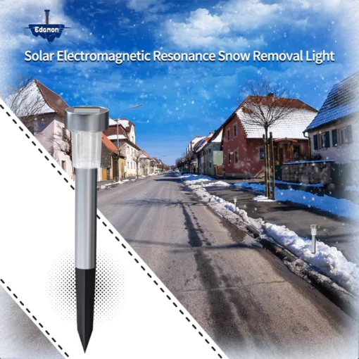 Edamon™ Solar Electromagnetic Resonance Snow Removal Light – Zero Energy Consumption