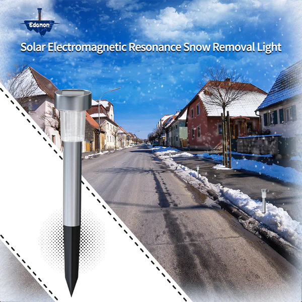 Edamon Solar Electromagnetic Resonance Snow Removal Light - Zero Energy Consumption