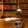 Retro Wooden Phonograph Bluetooth Speaker