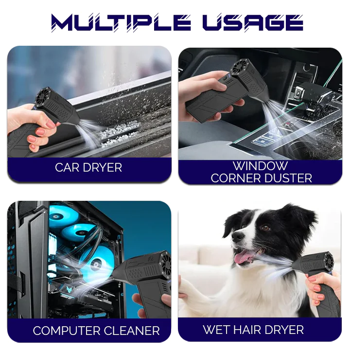 iRosesilk Electric Extra Hot Air Snow Sweeper Portable Blower