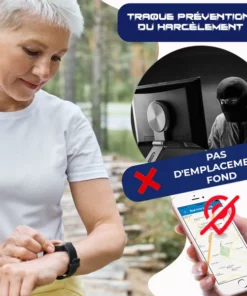 iRosesilk™ ANTI-Monitor Montre intelligente de brouillage de signal de puces AI anti-pistage