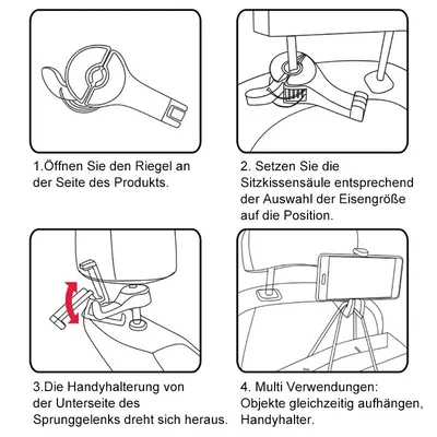 Kopfsttzenhalterung Auto Haken