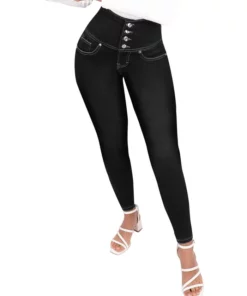 Alternative view of CURVY JEANS – AZUL OSCURO