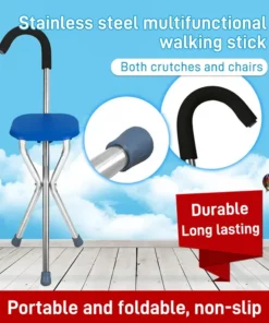 Alternative view of German elderly crutch stool