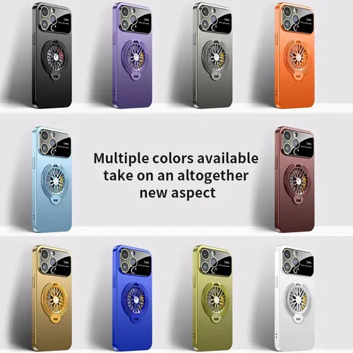 Brand New Rotation Gyroscope Magnetic Stand Case For iPhone Series
