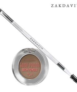 Zakdavi Cosmetics Goof Proof Brow Powder and Brush Set