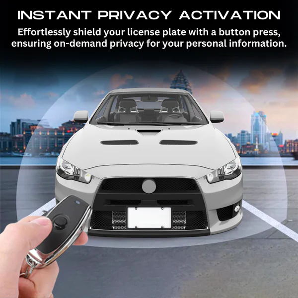 Remifa Anti-Tracking AUTO BlurPlate LCD Car License Plate Frame