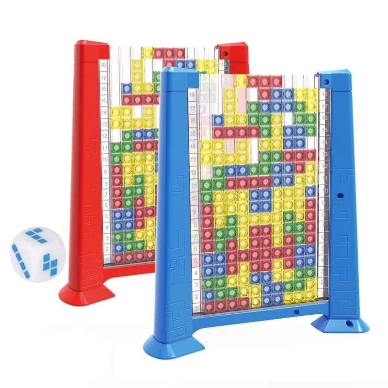 Childrens educational 3D Tetris building blocks three-dimensional jigsaw puzzle toy