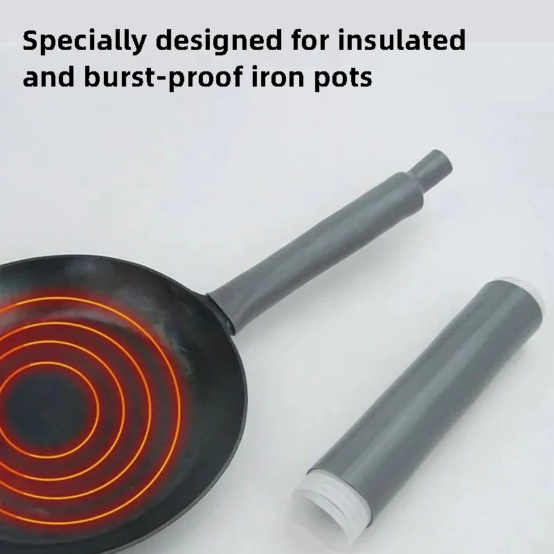 Pot handle and spatula rubber heat insulation cover