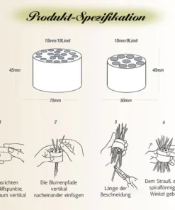 Alternative view of Spiralförmiger Ikebana-Stängel-Halter