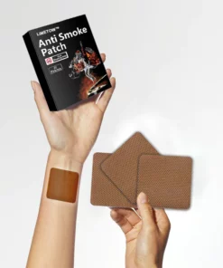 Alternative view of LIMETOW™ Smoking Control Patch