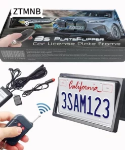 ZTMNB™ 3s PlateFlipper Cadre de plaque d'immatriculation de voiture