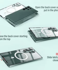 Alternative view of Magnetic Magsafe Metal Case for Samsung Galaxy S24