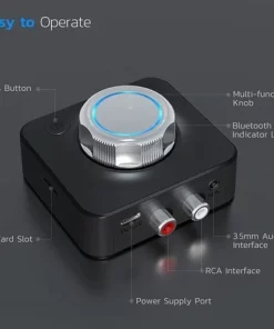 Bluetooth 5.0 RCA Stereo Receiver