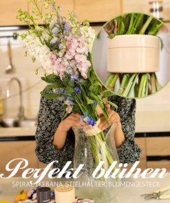 Spiralförmiger Ikebana-Stängel-Halter