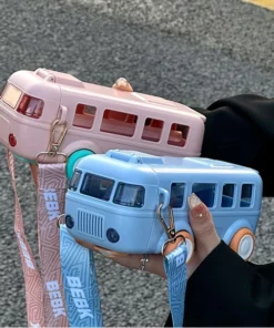 Alternative view of Portable water cup in bus shape