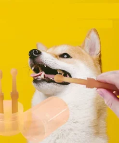 FlexiBrush Pet Toothbrush with Tongue Scraper