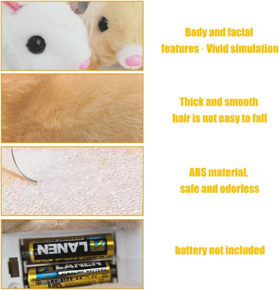 Plush Electric White Rabbit - Image 8