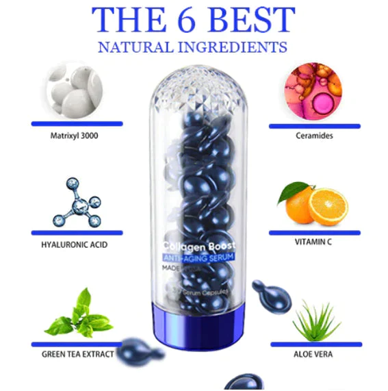 Fivfivgo Collagen Boost Anti-Aging Serum For Remove 97% Deep Wrinkles & Dark Spots