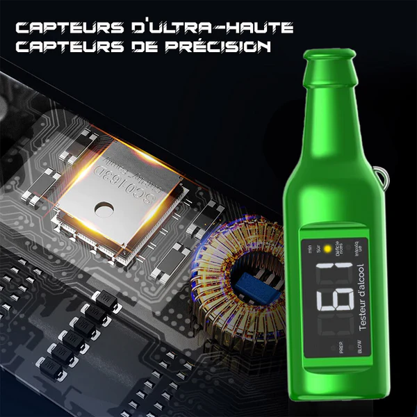 iRosesilk Porte-cls Alcootest Portable