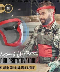 Full Face Protection Large Transparent Face Shield