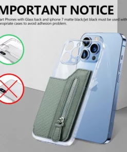 Multifunctional adhesive Phone Wallet Card Holder