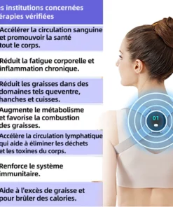 Mericle™ Appareil de modelage corporel apaisant lymphatique portable à ultrasons et infrarouge lointain pour le cou