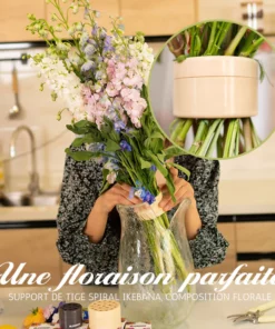 Alternative view of Porte-tiges en spirale pour Ikebana