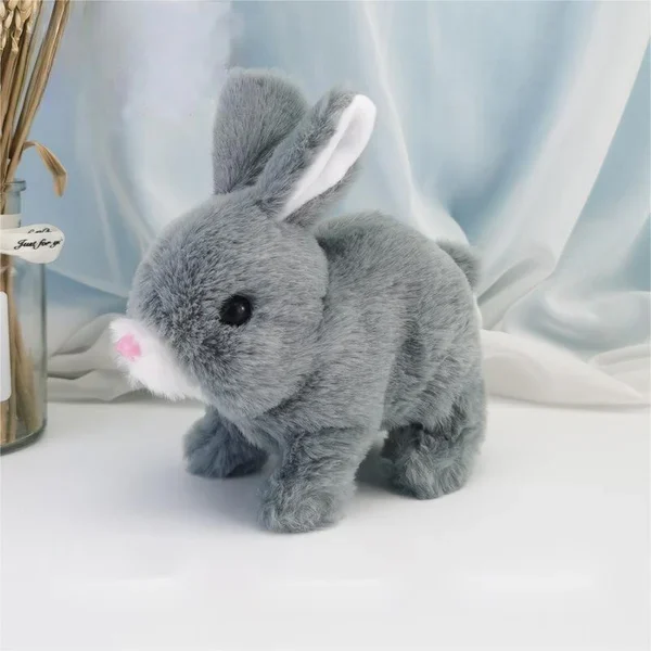 Plush Electric White Rabbit - Image 2