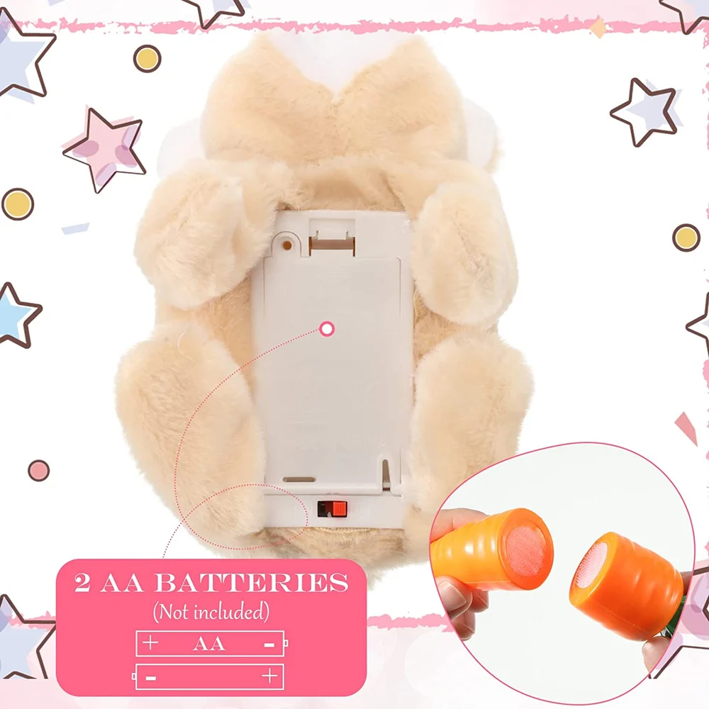 Plush Electric White Rabbit - Image 4