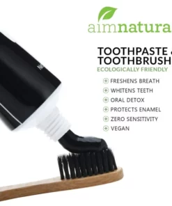 Alternative view of Idol Teeth Whitening Charcoal Toothpaste & Tongue Scraper Included