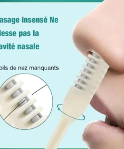 Alternative view of Couteau à poils de nez double face