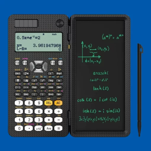 Solar Scientific Calculator with LCD Notepad