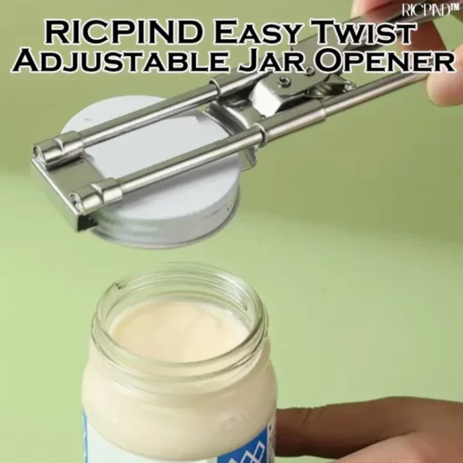 RICPIND Easy Twist Adjustable Jar Opener