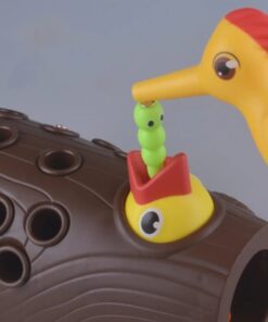 Woodpecker Magnetic Catching Bug Animal Feeding Toys