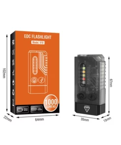 V10 EDC Keychain Flashlight