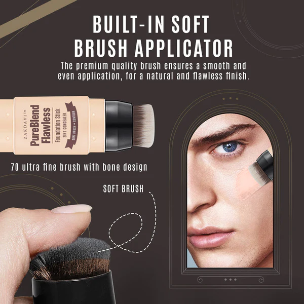 Zakdavi PureBlend Flawless Foundation Stick