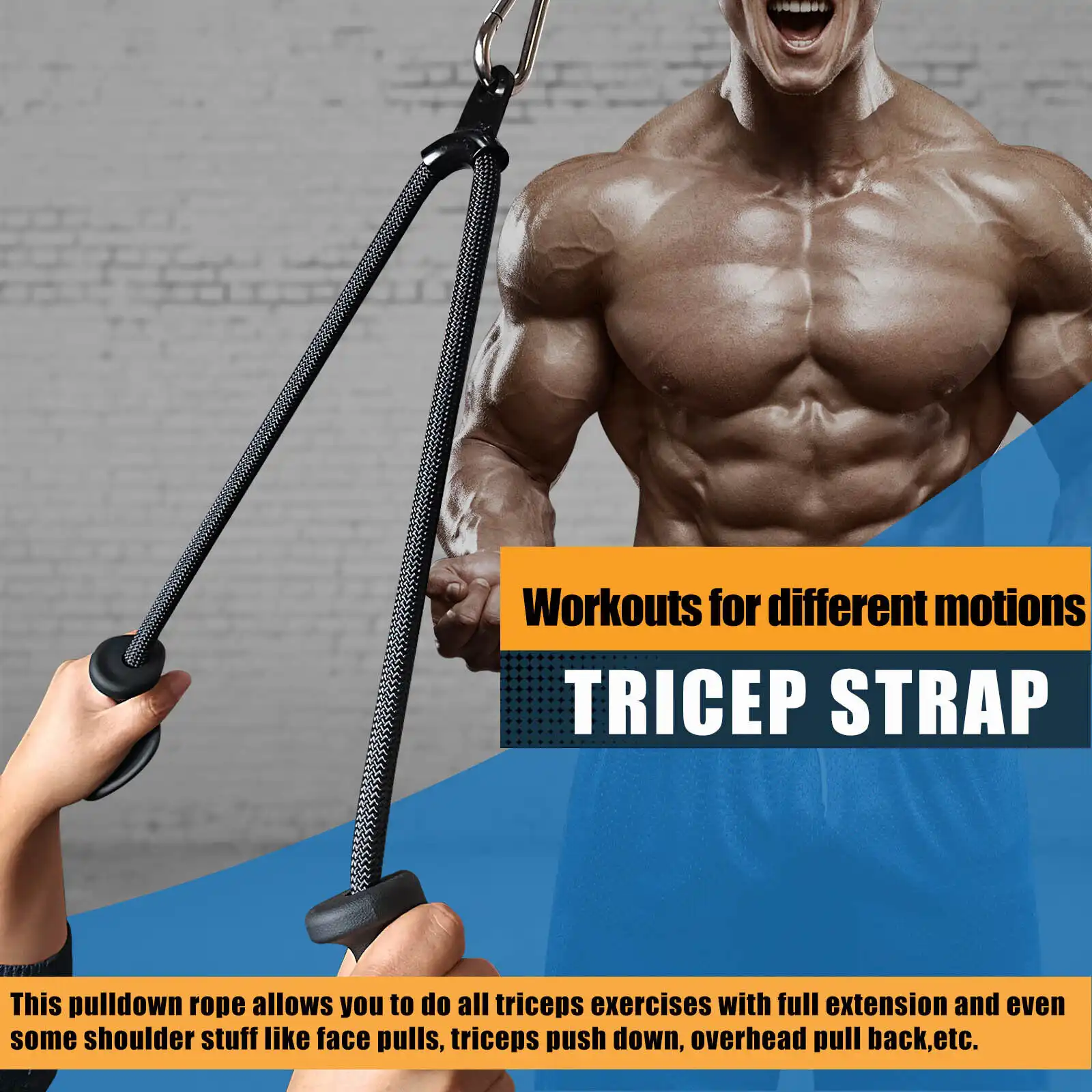 TitanRope - Ergonomic Tricep Rope - Image 5