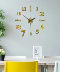 Alternative view of 3D Wall Decal Decorative Clock