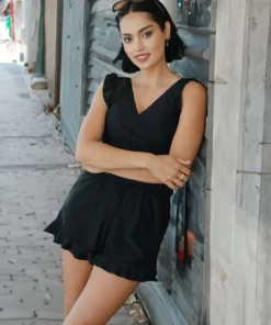 Built-in bra and Leggings Swim Romper