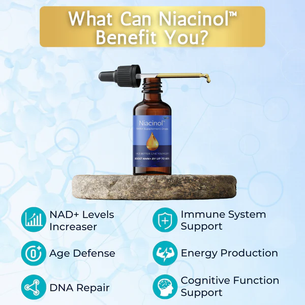 Niacinol NMN+ Supplement Drops