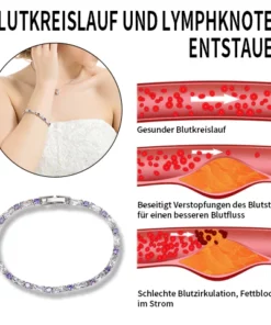 Alternative view of Lymphatische Magnettherapie-Charoit-Armband