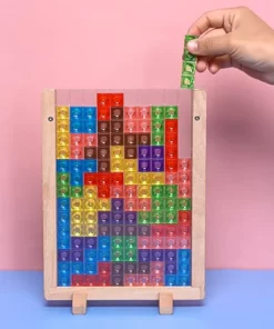 Building Blocks Board Tangram Math Kids Children Educational Toys