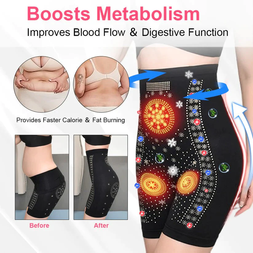 EXPECTSKY Negative Oxygen Ion Fat Burning Tummy Control & Detox Bodysuit
