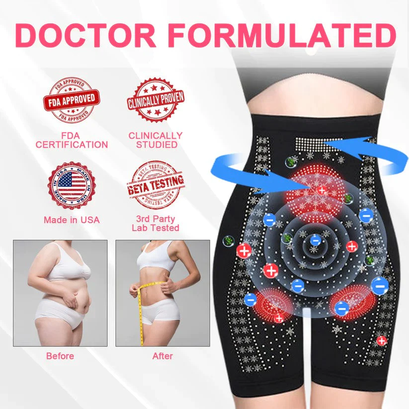 EXPECTSKY Negative Oxygen Ion Fat Burning Tummy Control & Detox Bodysuit